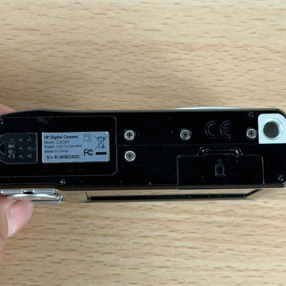 HP CA350 10MP Digital Camera Black 3x Optical Zoom Untested Parts Repair